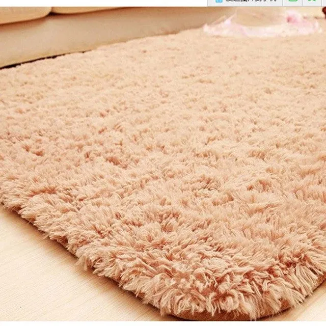 2016 60X90CM New Carpet Floor Bath Mat Non-slip Silky Hair Thicken Carpet Mat Bedroom Parlour Floor Yoga Rug  S25