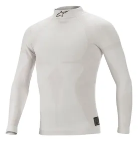 ALPINESTARS 4755020_201_XL/XXL ZX EVO v2 LS TOP underwear, FIA 8856-2018, white/grey, size XL/XXL