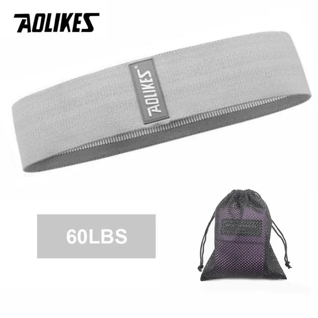 AOLIKES Fitness Hip Loop Resistance Bands Anti-slip Squats Expander Strength Rubber Bands Yoga Gym Training Braided Elastic Band