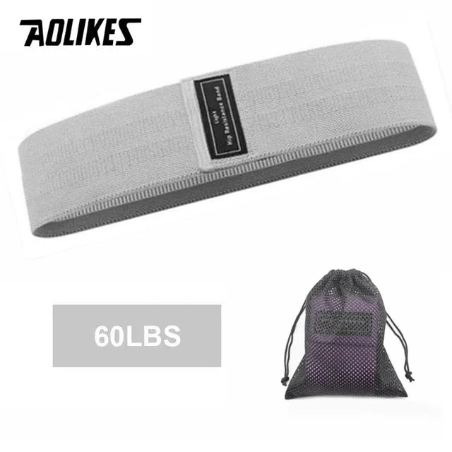 AOLIKES Fitness Hip Loop Resistance Bands Anti-slip Squats Expander Strength Rubber Bands Yoga Gym Training Braided Elastic Band