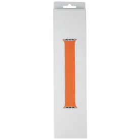 Apple 45mm Braided Solo Loop for Apple Watch 49/46/45/44mm Bright Orange/Size 5