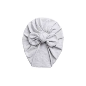 Baby Bunny Ear Turban in Grey