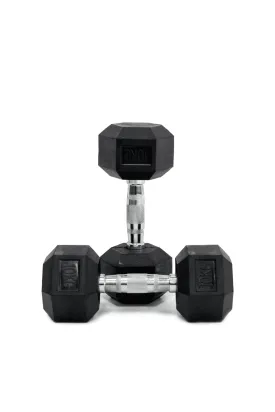 Body Iron Commercial Rubber Hex Dumbbell 110kg Set