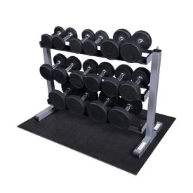 Body-Solid 5-40lb. Round Dumbbell Package with Rack