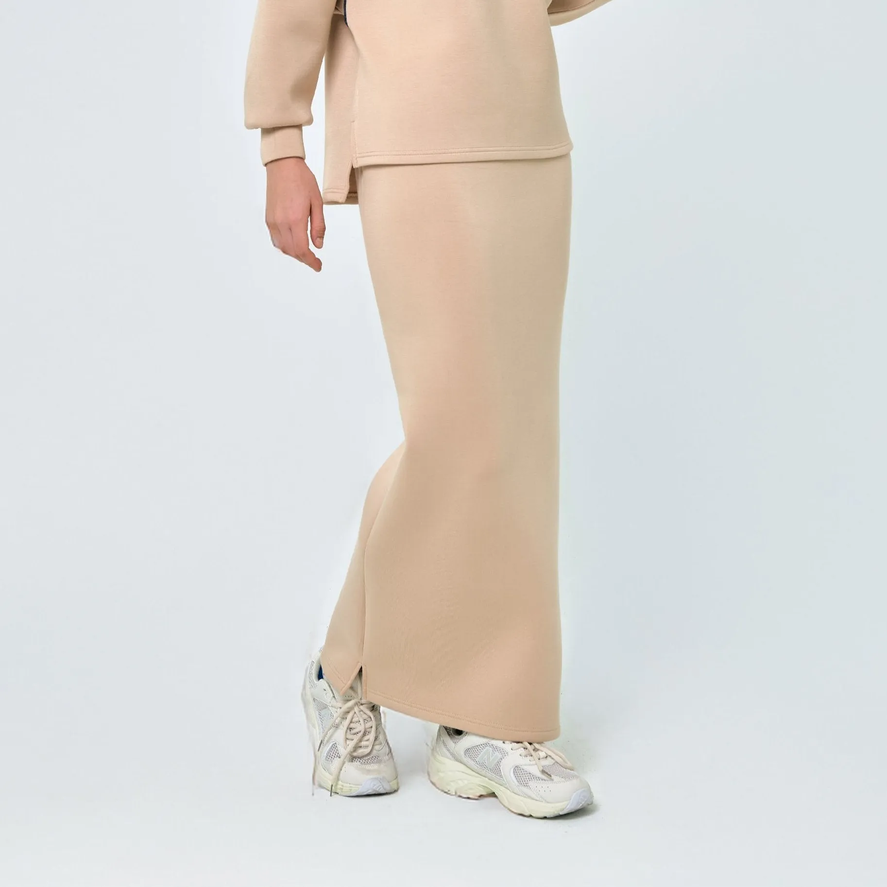 CAKENIS CLUB BIRDIE SKIRT IN BEIGE