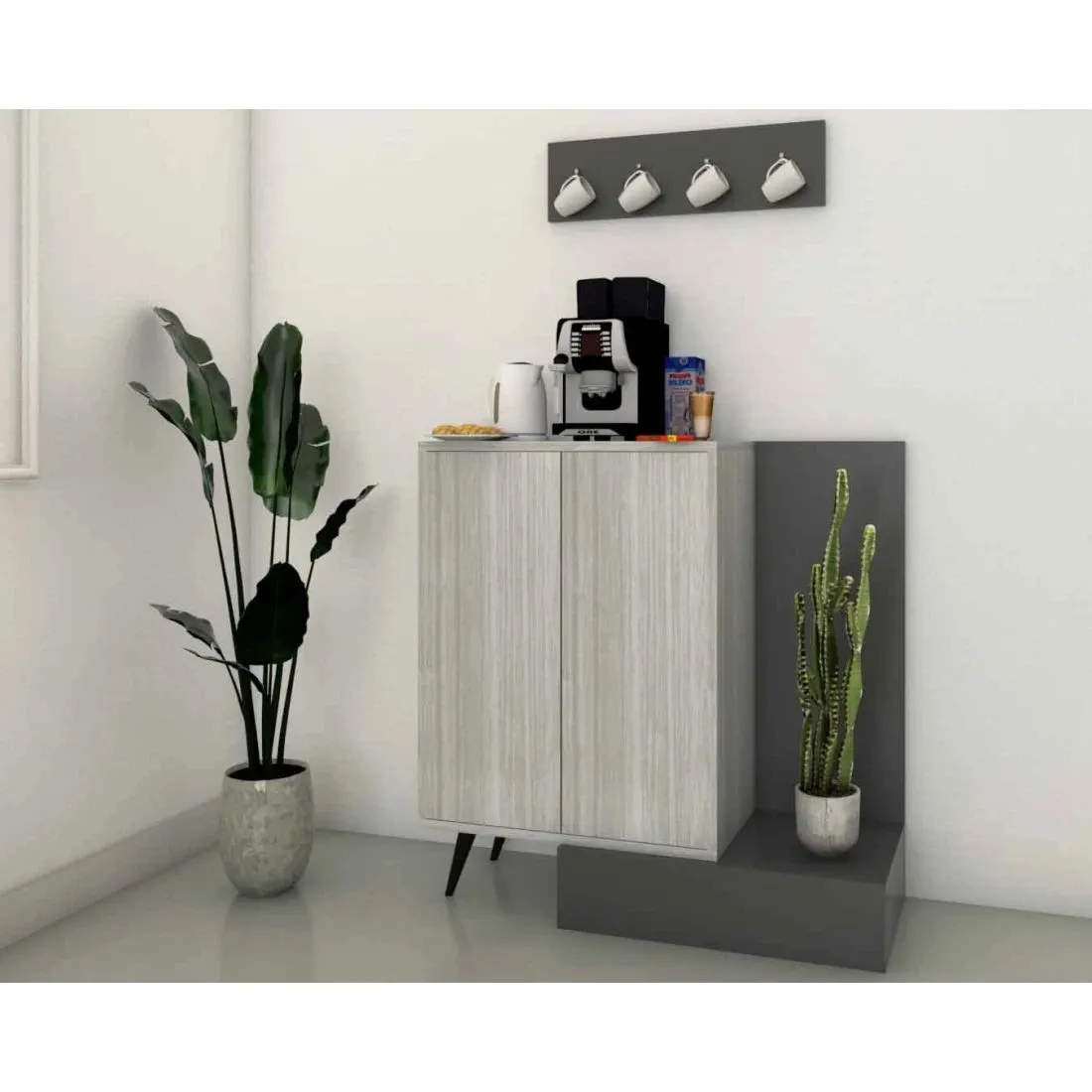 Compact Coffee Corner – Space-Saving Design