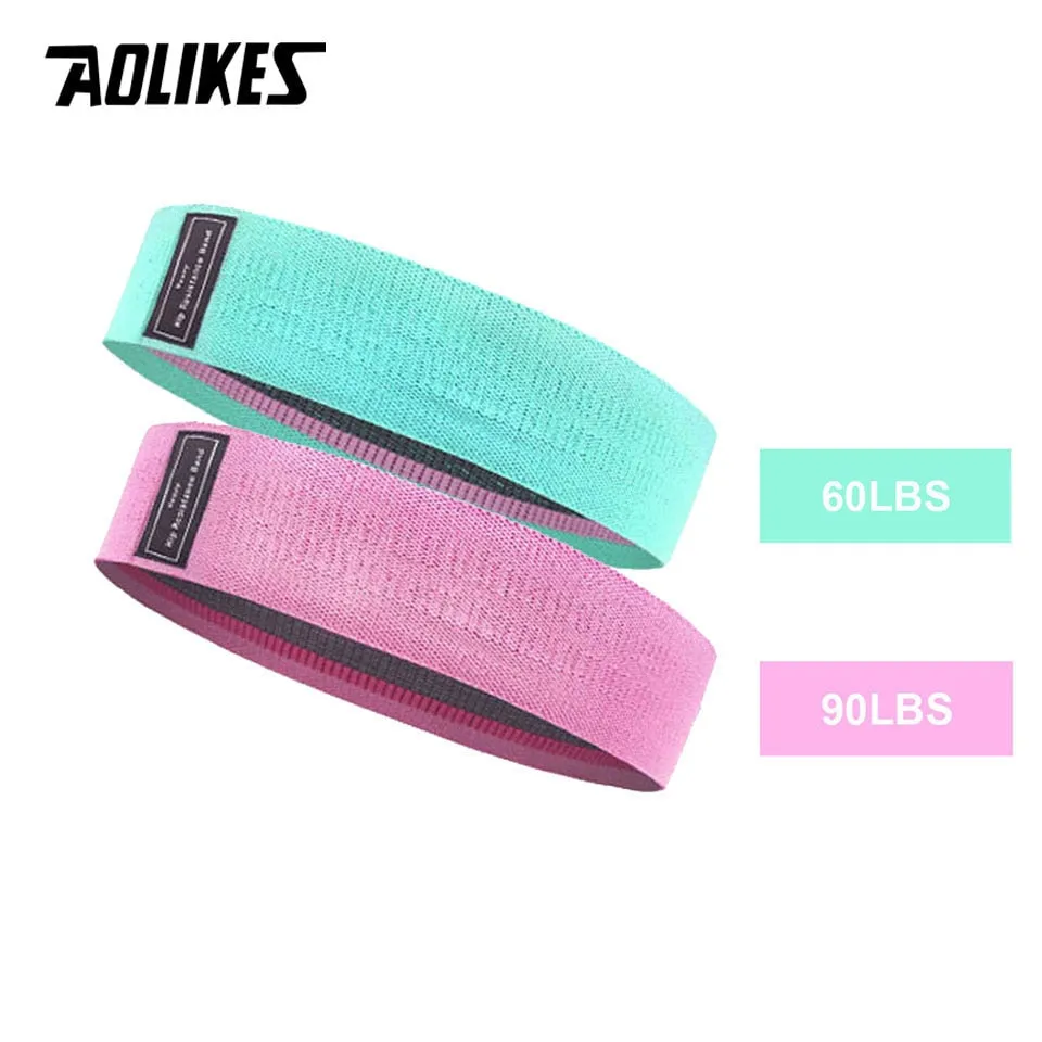 Durable Circle Band Yoga Anti-slip Gym Fitness Rubber Band Exercise Braided Elastic Band Hip Lifting Resistance Band