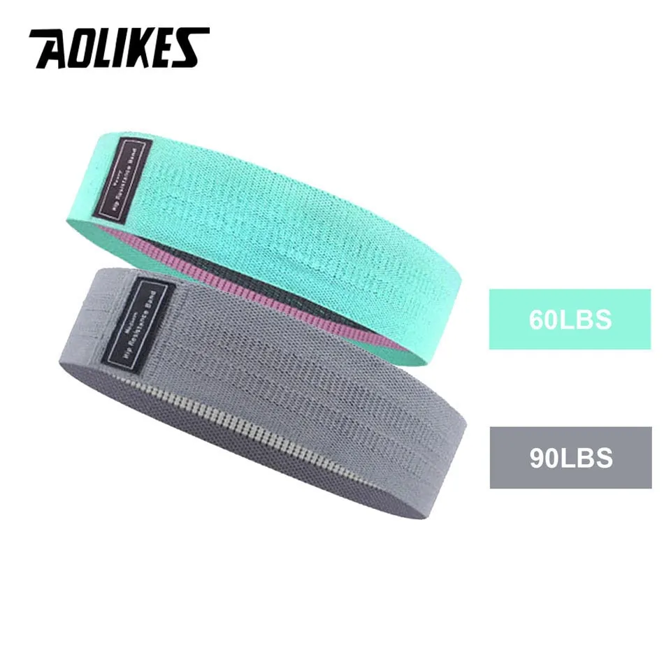 Durable Circle Band Yoga Anti-slip Gym Fitness Rubber Band Exercise Braided Elastic Band Hip Lifting Resistance Band