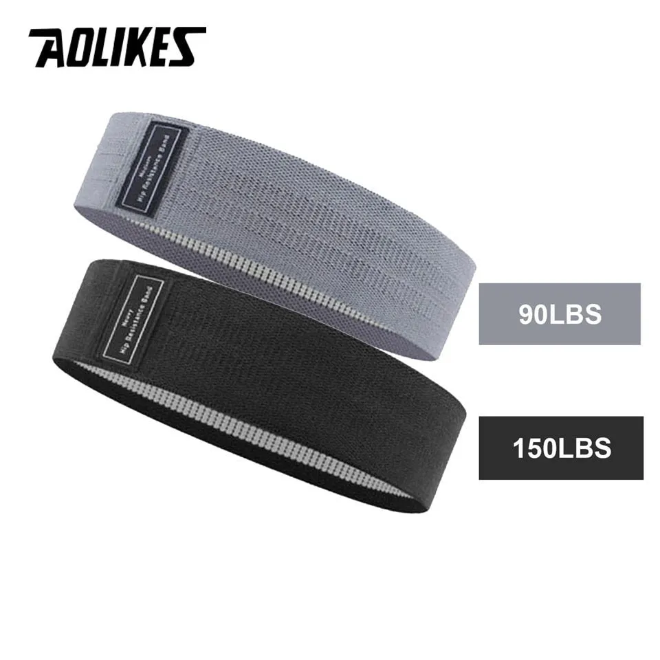 Durable Circle Band Yoga Anti-slip Gym Fitness Rubber Band Exercise Braided Elastic Band Hip Lifting Resistance Band