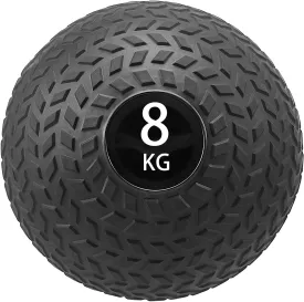 Easy- Grip Tread & Durable Rubber Shell Training Slam Ball-8KG