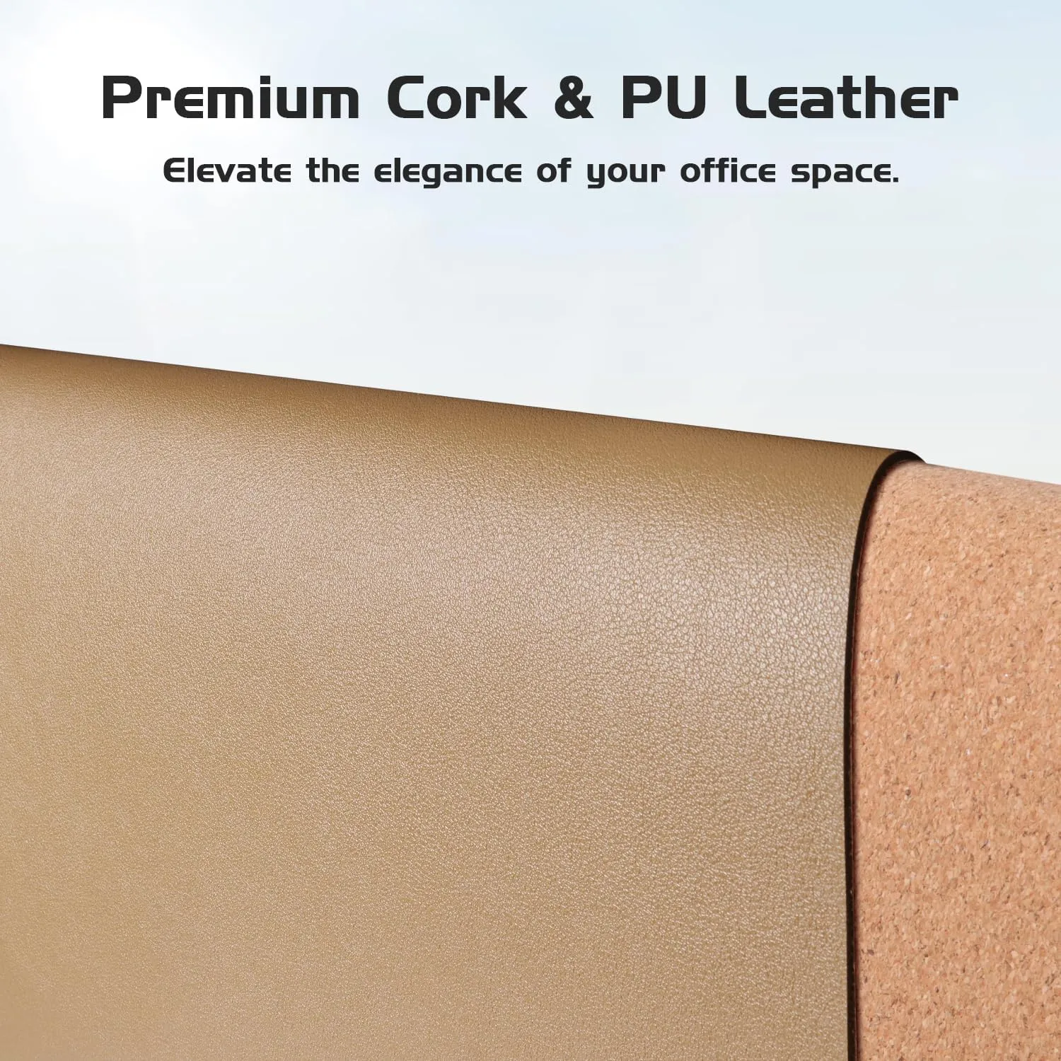 Eco-Friendly Office Desk Mat Non-Slip PU Leather