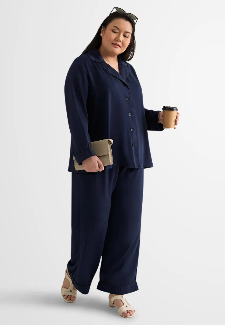 Hillary Holiday Satin Pajama Set