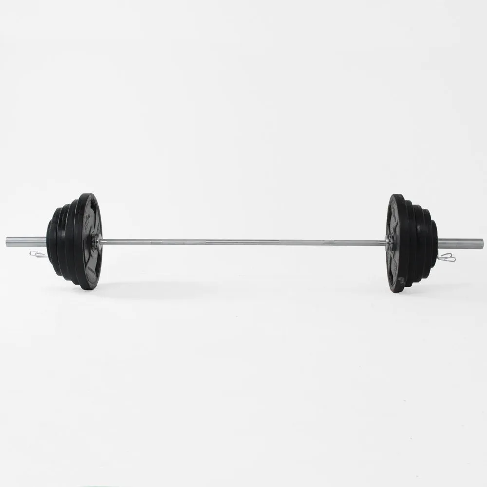 Hit Fitness 120kg Performance Weight Set | Radial Plates and Barbell