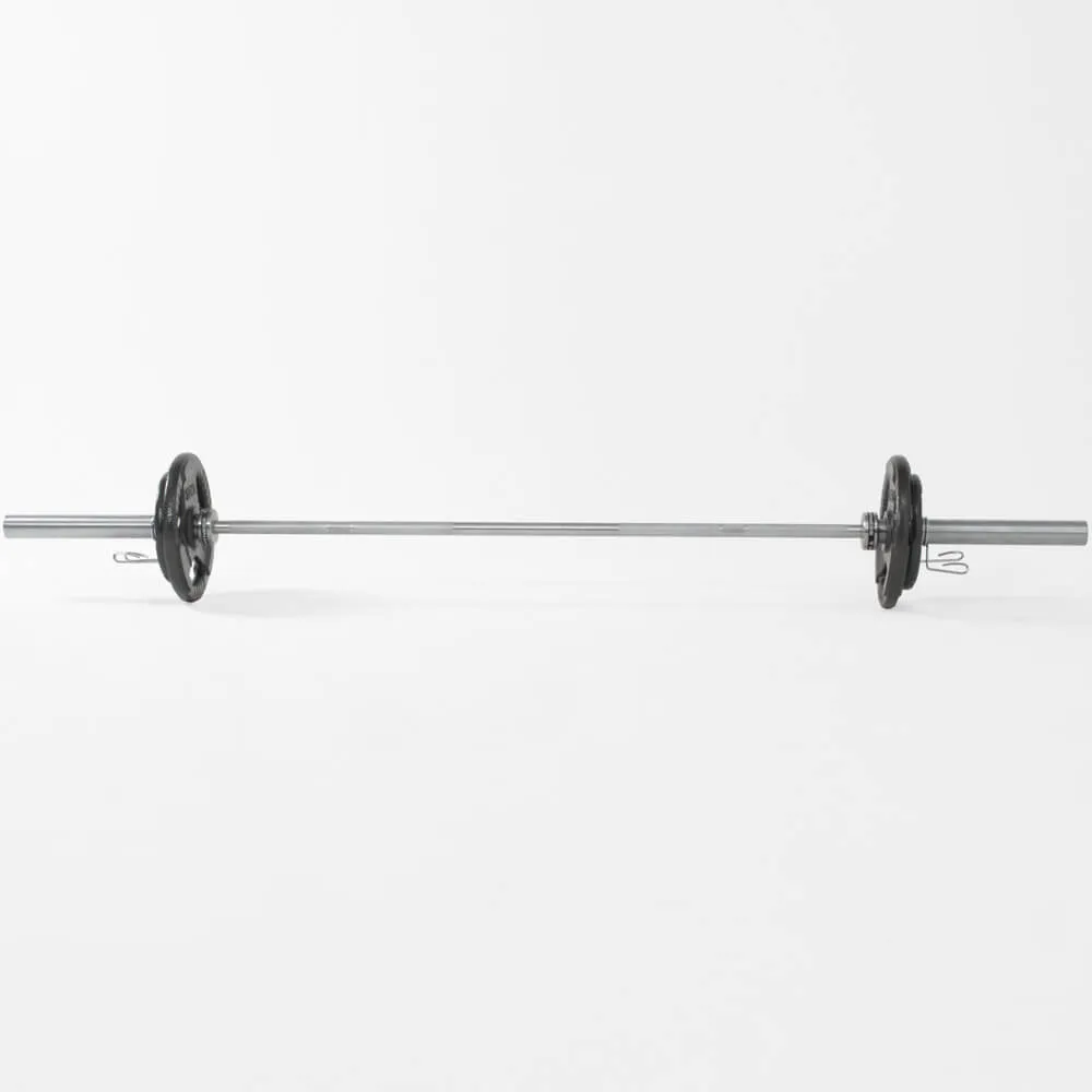 Hit Fitness 50kg Core Weight Set | Cast Iron Discs and Barbell