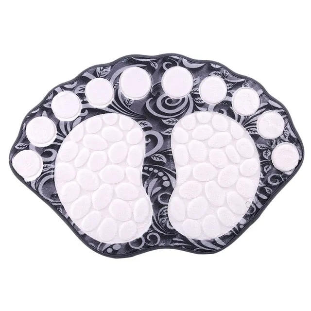 Home Cobblestone Embossed Ankle Bath Mats Bedroom Living Room Bathroom Kitchen non-slip Absorbent Mat Home Decoration