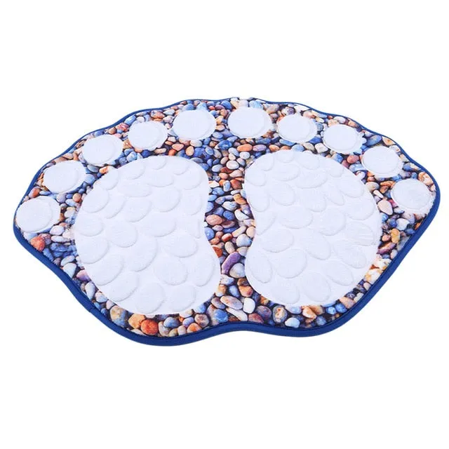 Home Cobblestone Embossed Ankle Bath Mats Bedroom Living Room Bathroom Kitchen non-slip Absorbent Mat Home Decoration