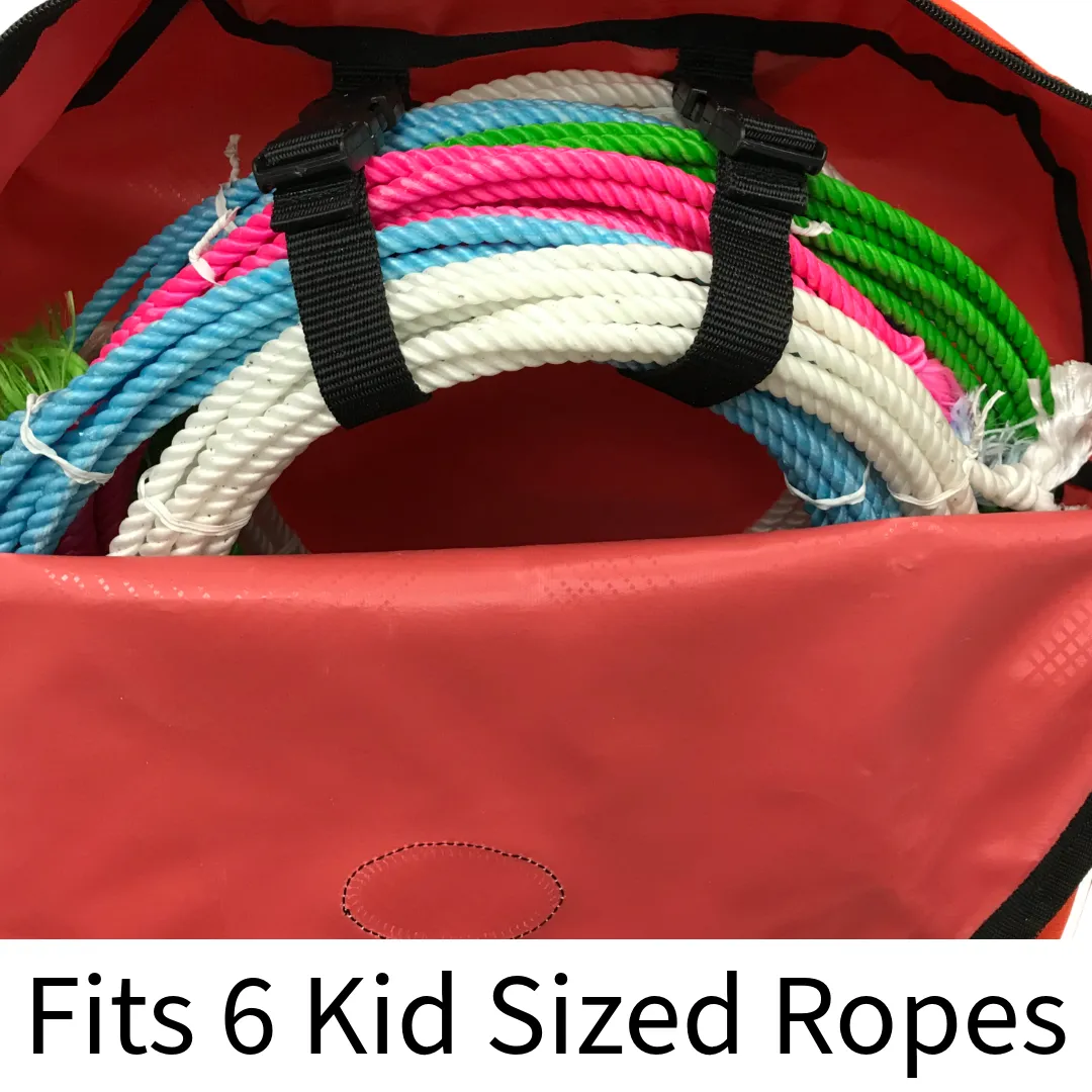 Horse and Calf Roping 3 Ropes Carry Bag Custom Designed with Reflective and Overlay Trim  by Tahoe Tack