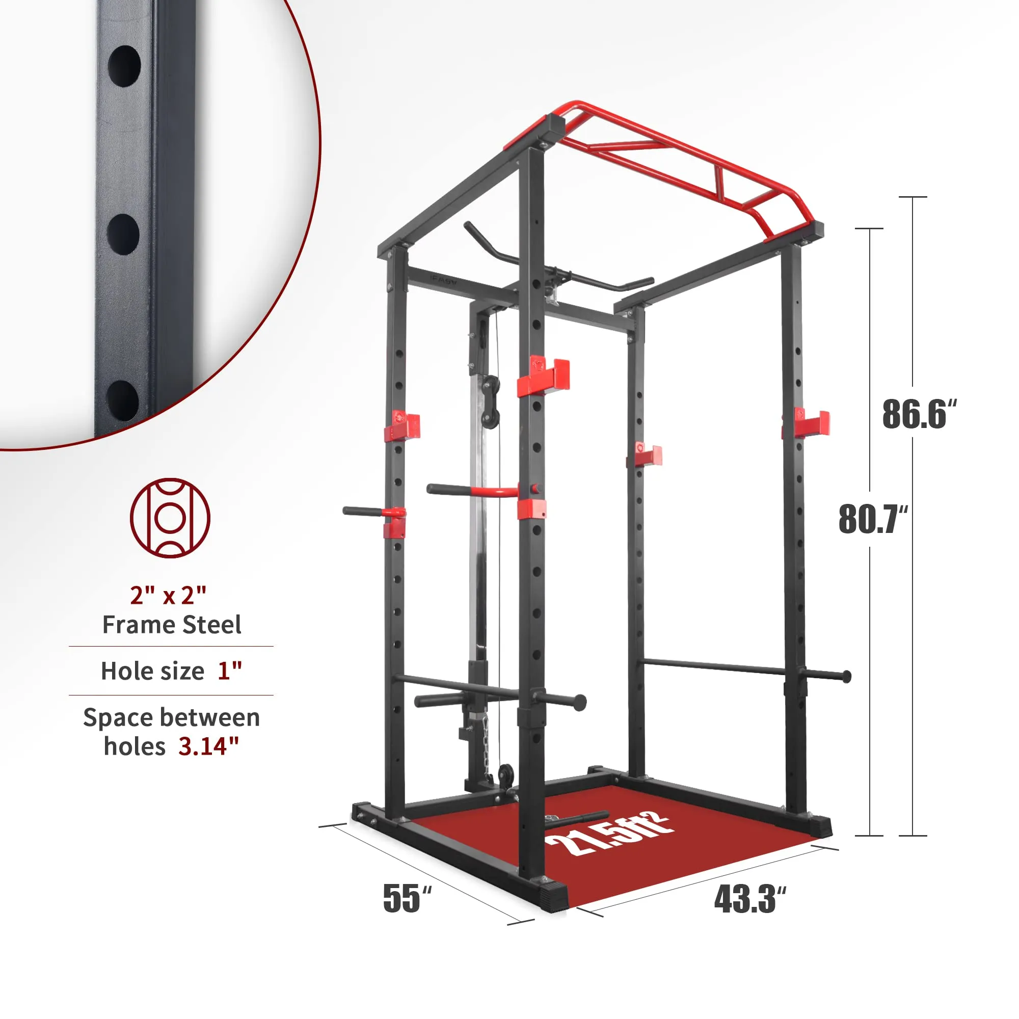 IFAST Power Cage With LAT Pulldown Cable Attachment