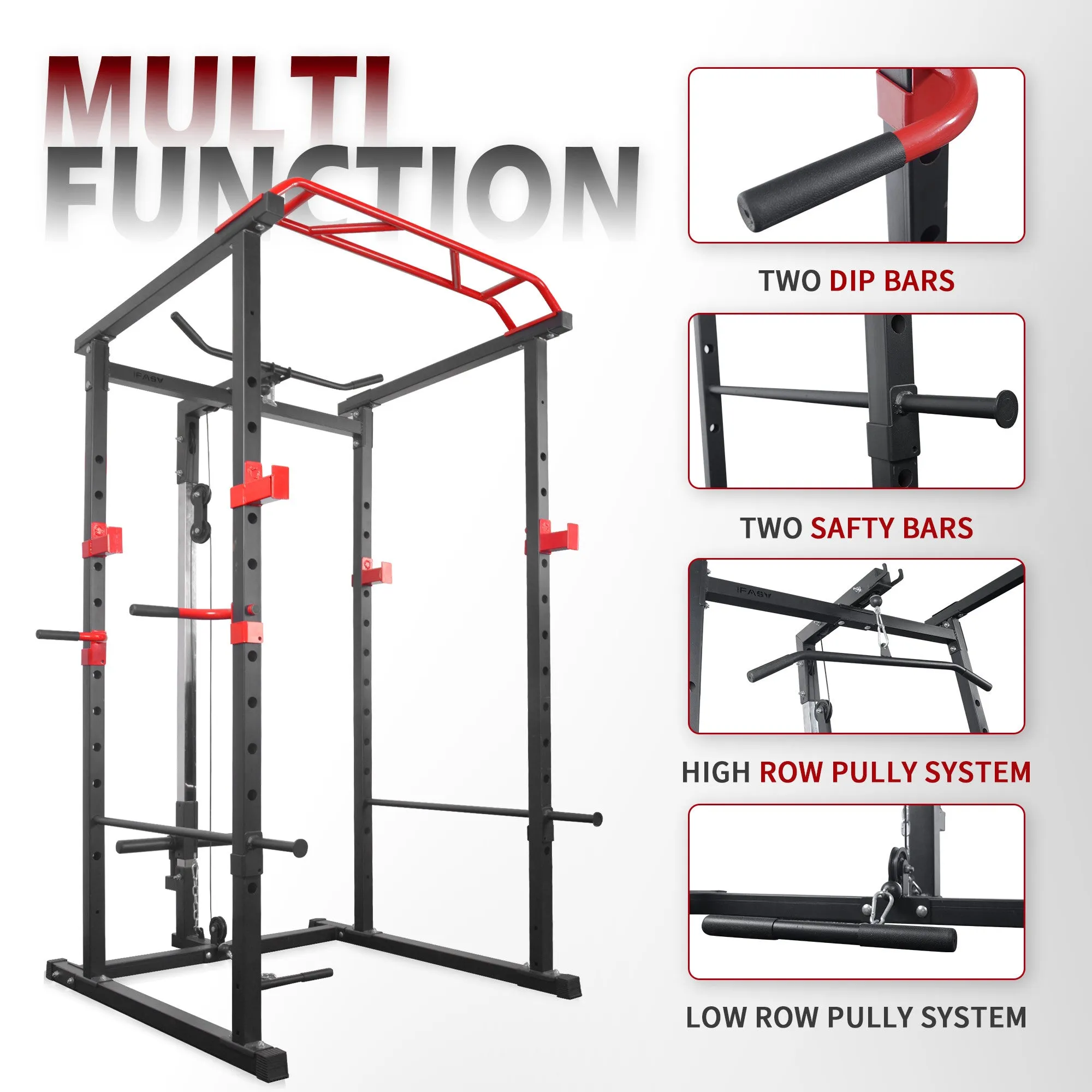 IFAST Power Rack Multi-Function Power Cage