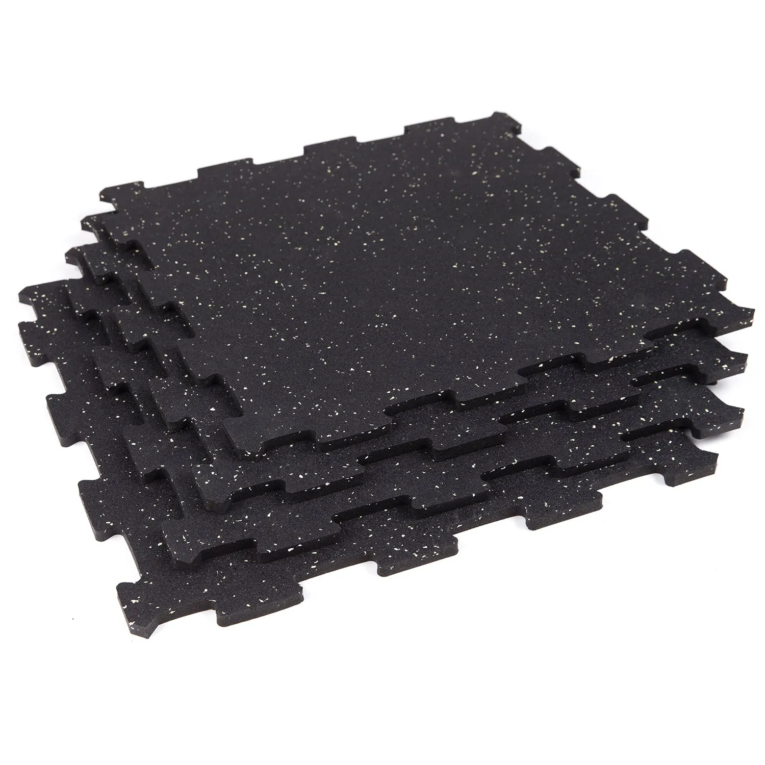 Interlocking Gym Mats - Set of 4 - Includes Edge Pieces - 10mm