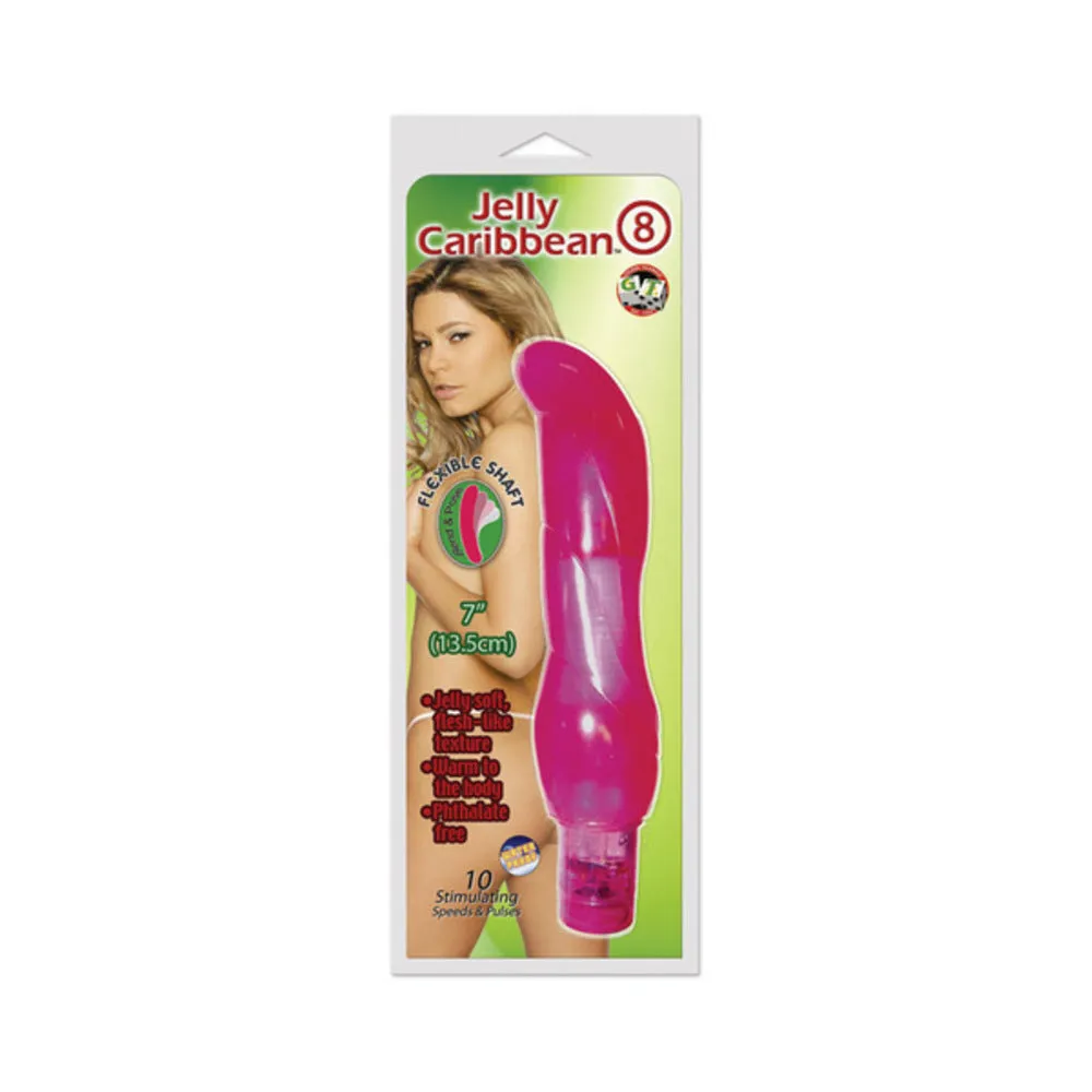 Jelly Caribbean #8 Bendable 10 Function - Pink