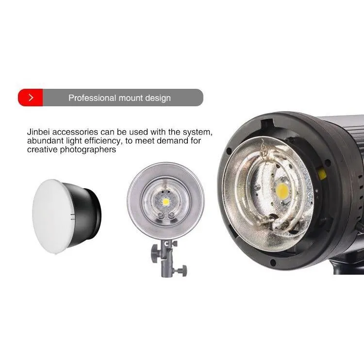 Jinbei HD II-600V 600W HSS Mobile Battery Powered Studio Flash Strobe