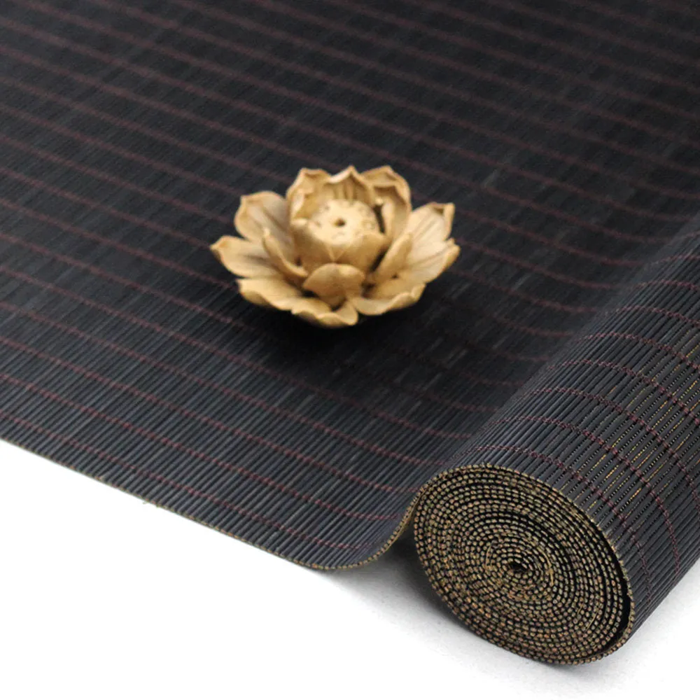 Long Bamboo Table Mat - Place Mats - Non-Slip  Eco-Friendly - Table Decor Mats for Kitchen Dining - Table Runner - Kung Fu Tea - Home Decor