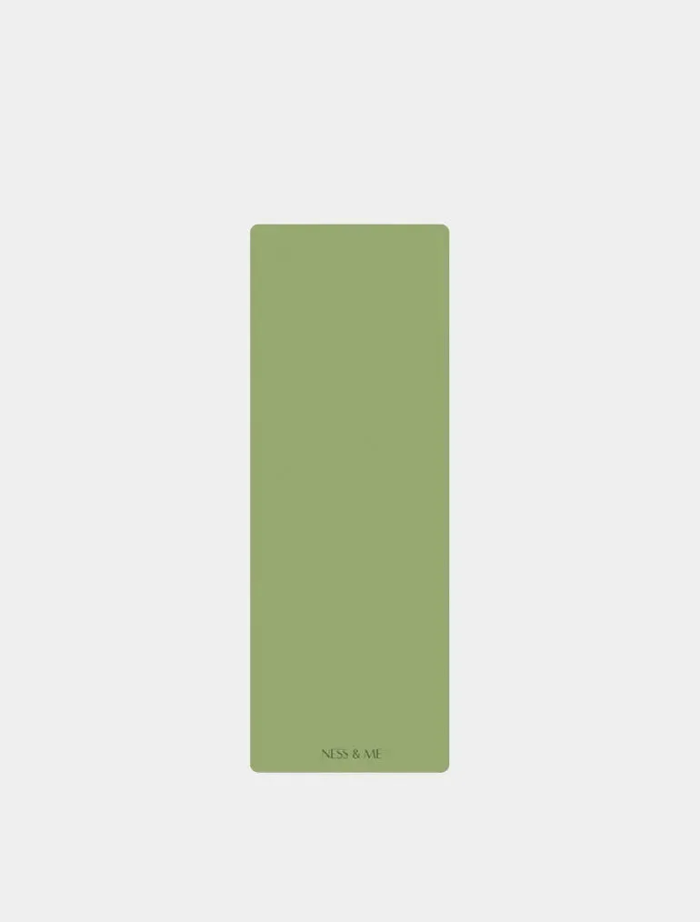 Matcha Green PU Yoga Mat 4mm (  Free Carry Strap)