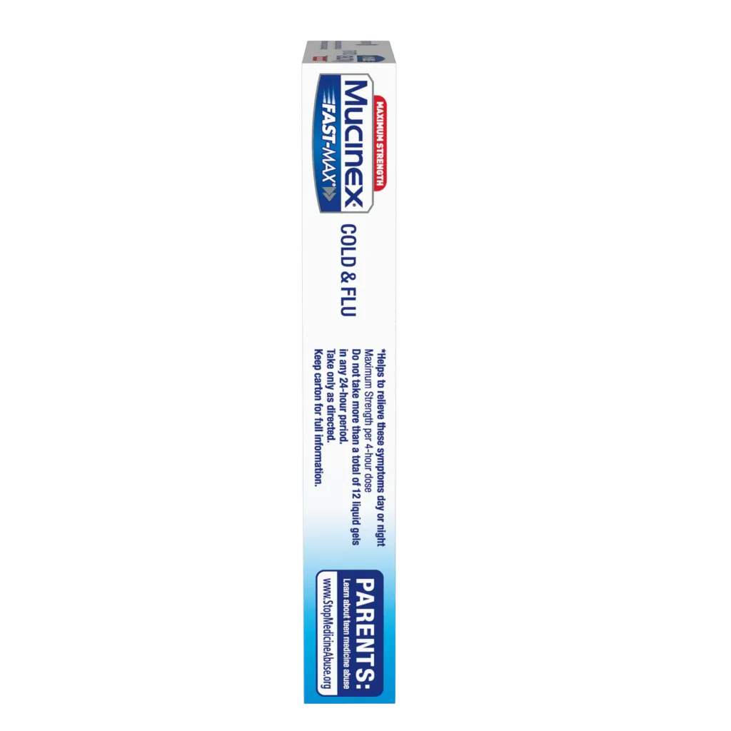 Maximum Strength Fast-Max® Cold & Flu (All-in-One) Liquid Gels