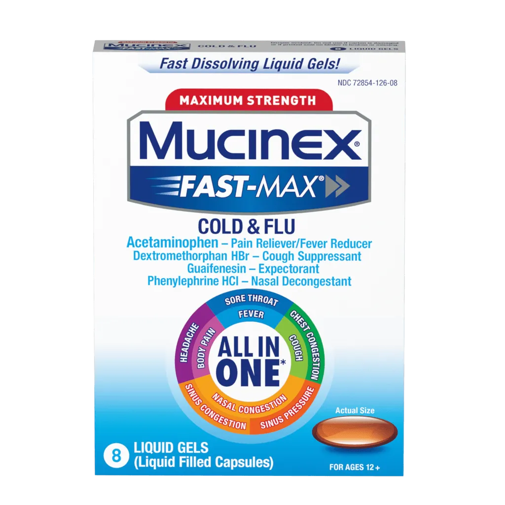 Maximum Strength Fast-Max® Cold & Flu (All-in-One) Liquid Gels