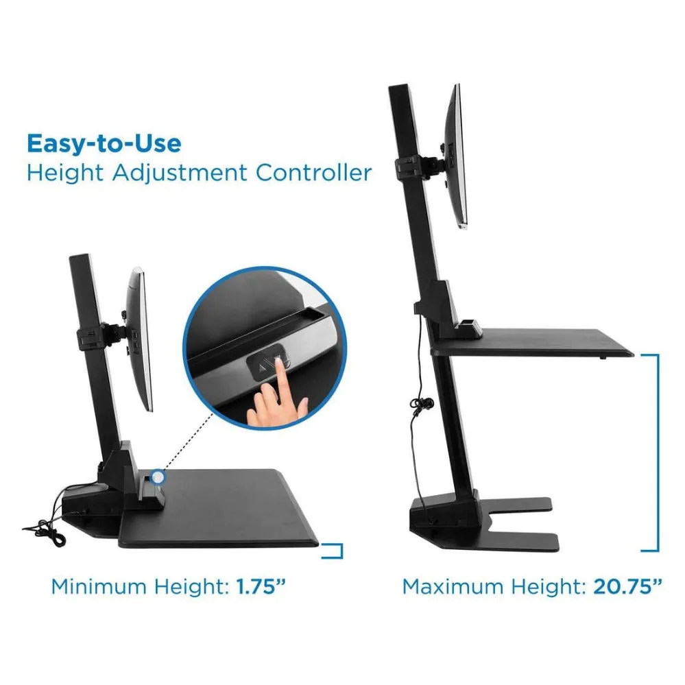 Mount-It! Motorized Sit-Stand Desk Converter, MI-7951/7952