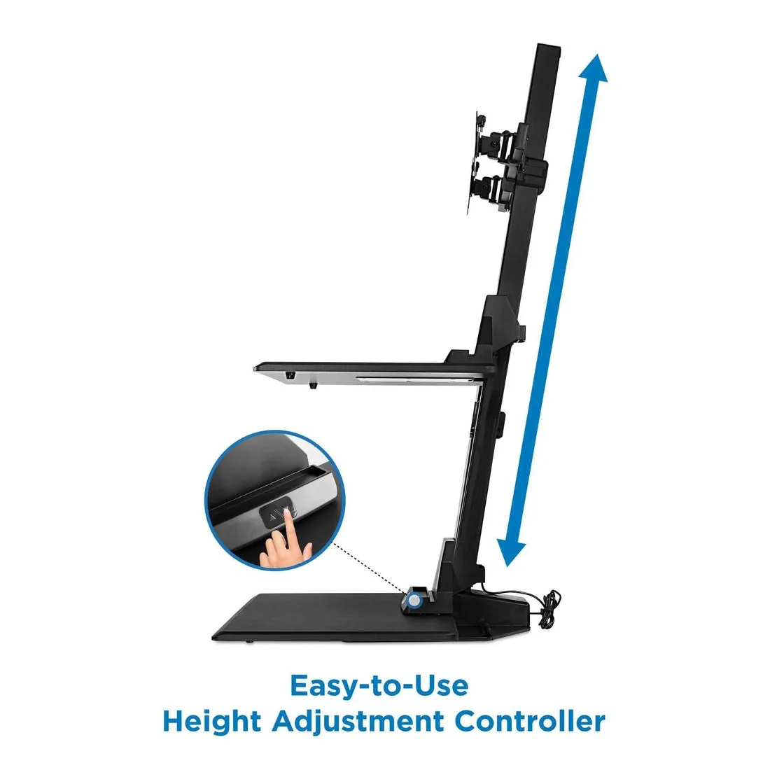 Mount-It! Motorized Sit-Stand Desk Converter, MI-7951/7952