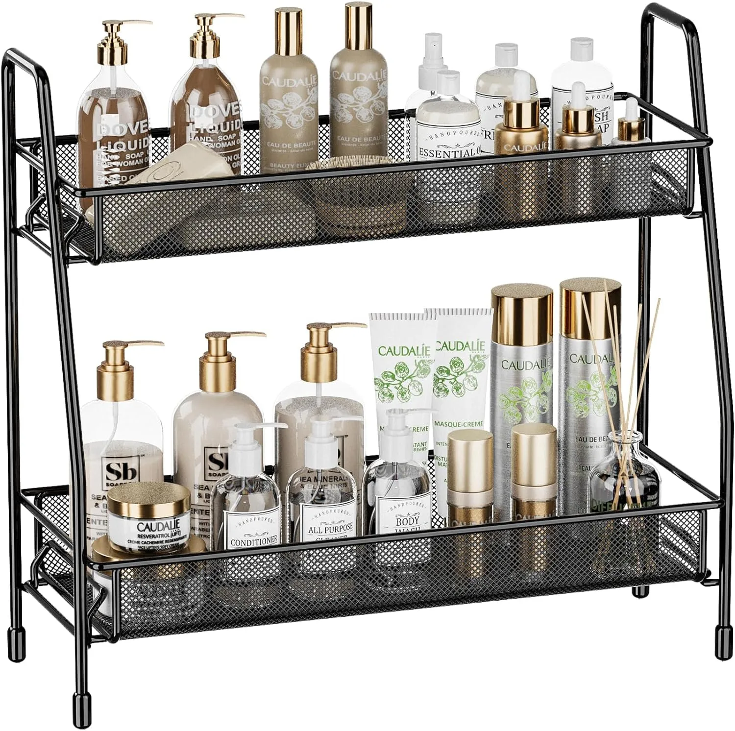 Multipurpose Spice rack for countertop, Makeup organizer, Bathroom Organizer rack