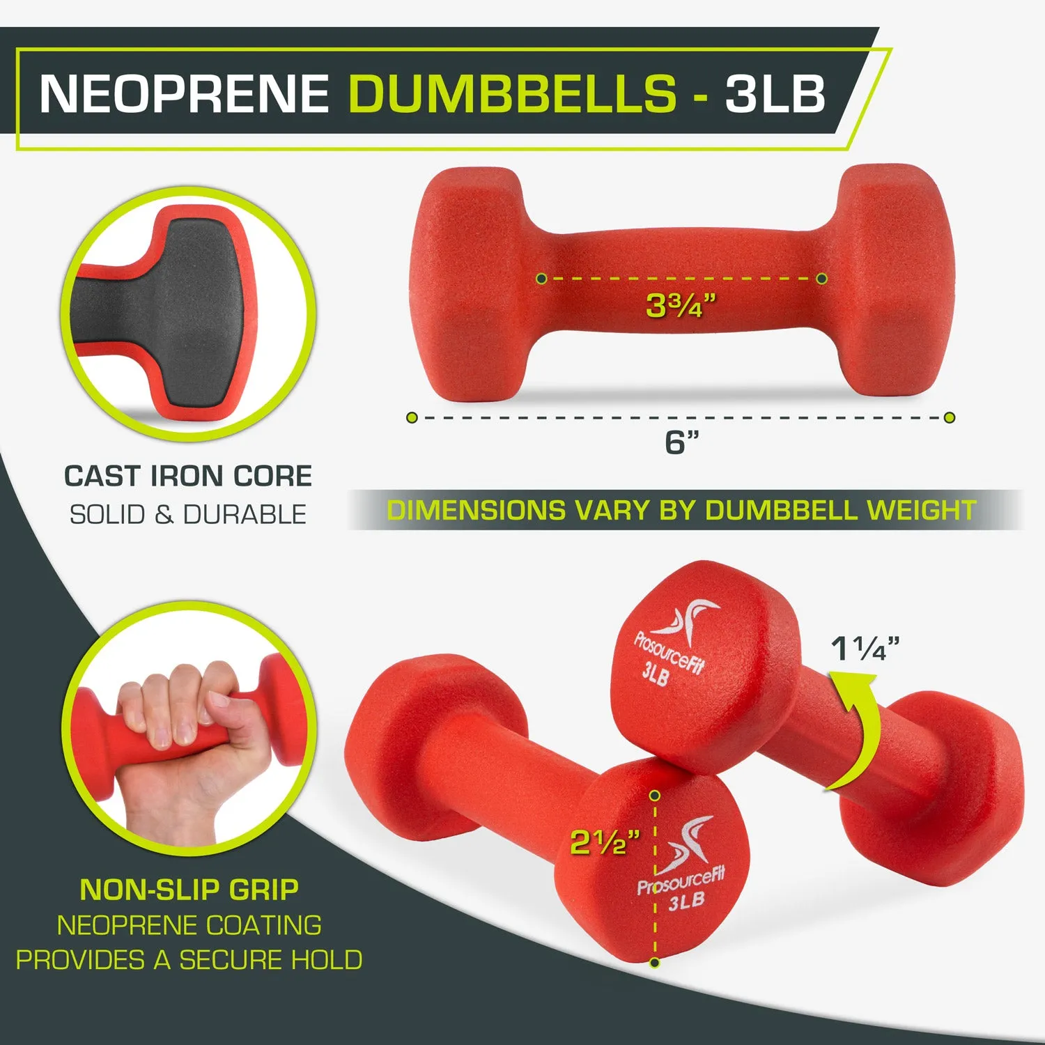 Neoprene Dumbbells