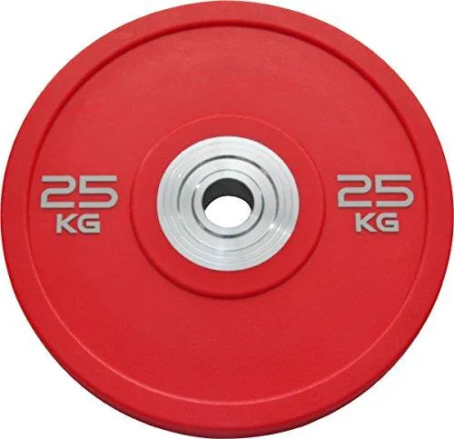 Olympic 2" Bumper Weight Plate 25kg - Red