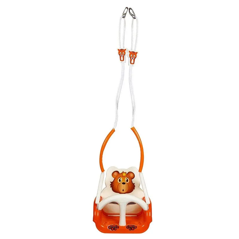 Panda Baby Musical Swing - With Multiple Age Settings Of 4 Stages - Orange