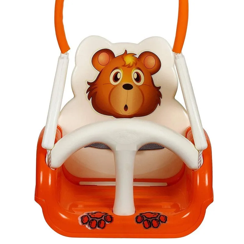 Panda Baby Musical Swing - With Multiple Age Settings Of 4 Stages - Orange