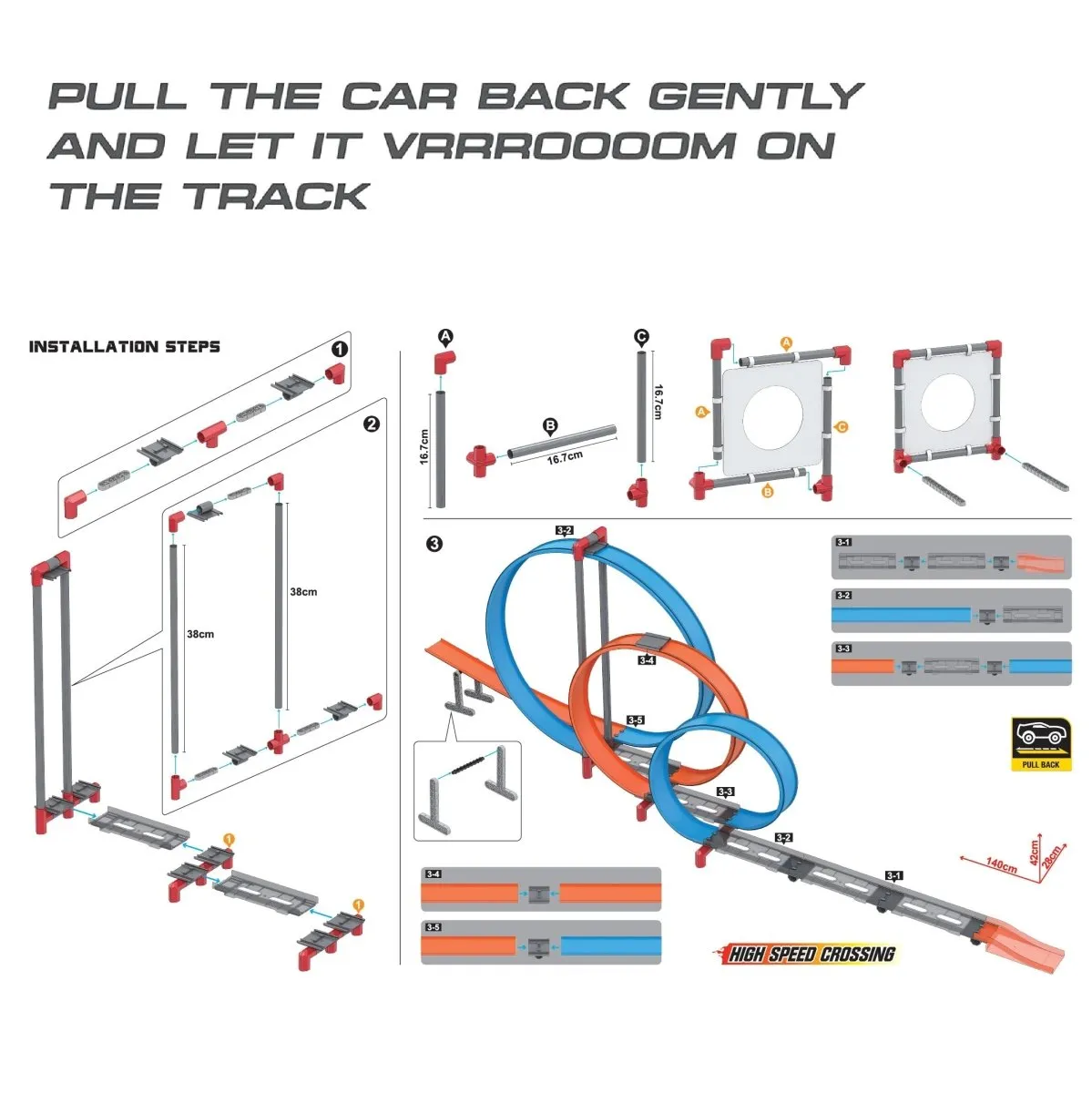 Playzu High Speed Pull Back-3A-Target