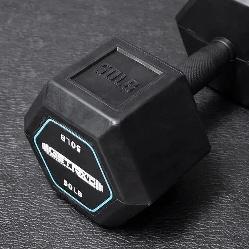 Rubber Grip HEX Dumbbells (Pairs)(Get RX'D)