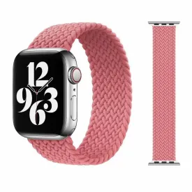 Solo Loop Bands Compatible With Apple Watch Band for 38MM 40MM 41MM L-Pink