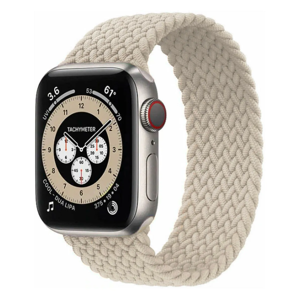 Solo Loop Bands Compatible With Apple Watch Band for 38MM 40MM 41MM S-White