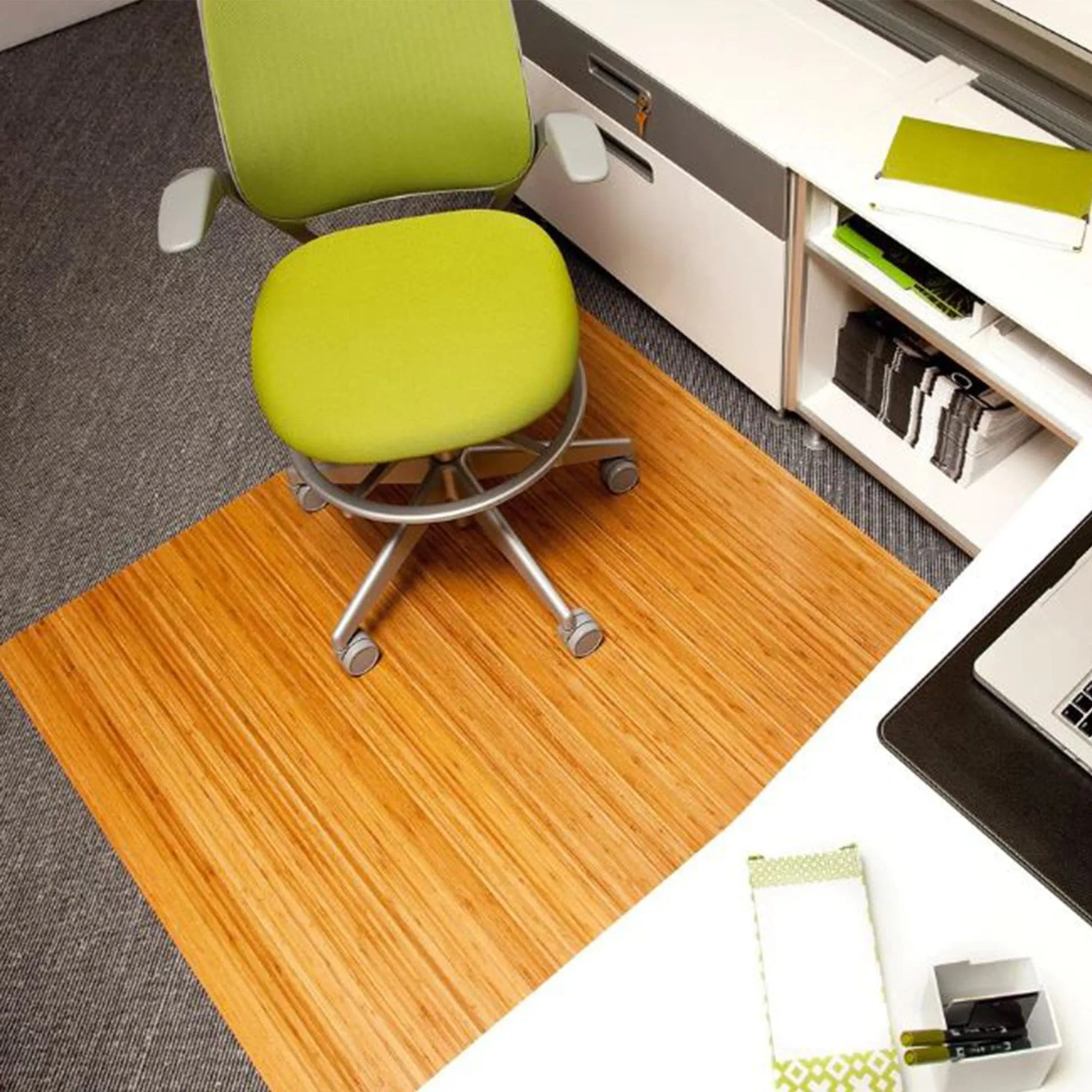 Standard Bamboo Chair Mat no lip