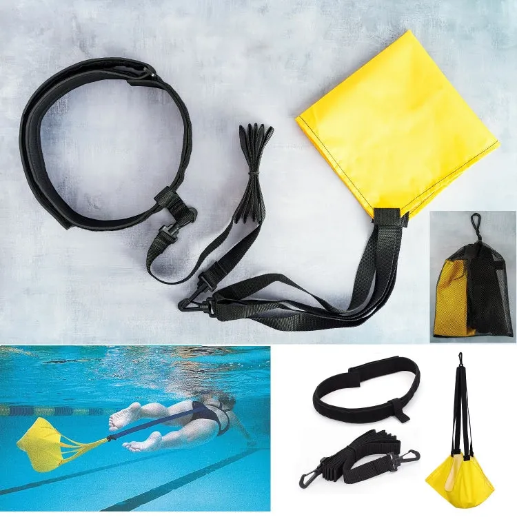 Swimming Strength Training Resistance Umbrella Set, Spec: Adjustable Yellow