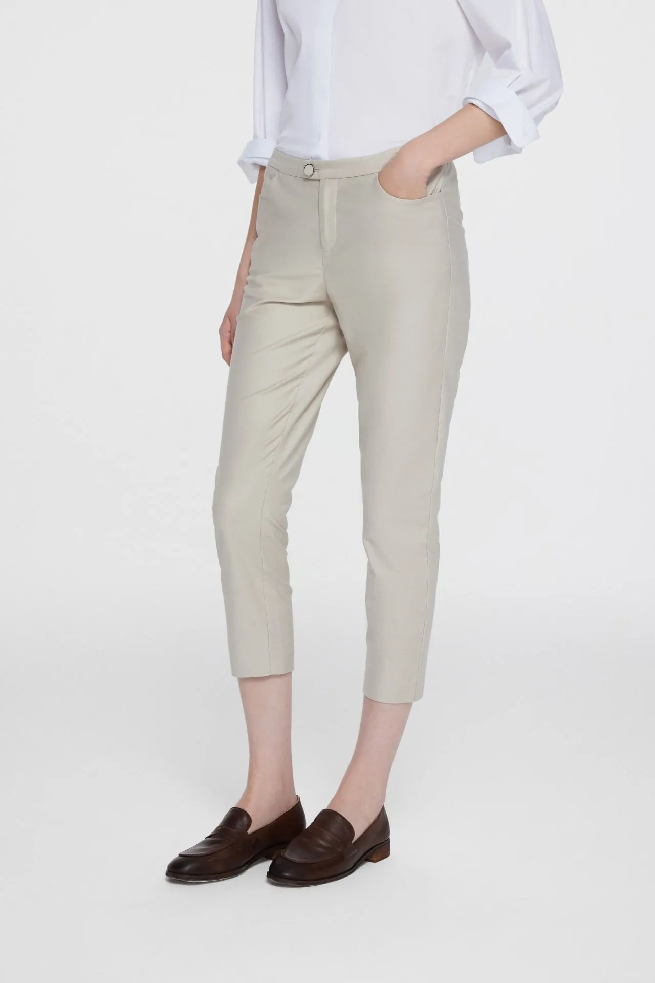 Sydney Cotton Rich Soft Touch Stretchable Twill Skinny Pants