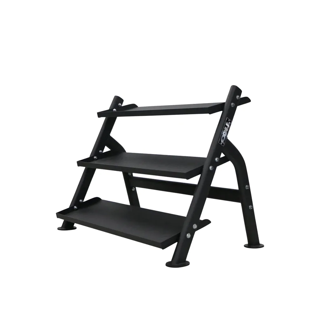 TKO 3-Tier Horizontal Dumbbell Shelf Rack