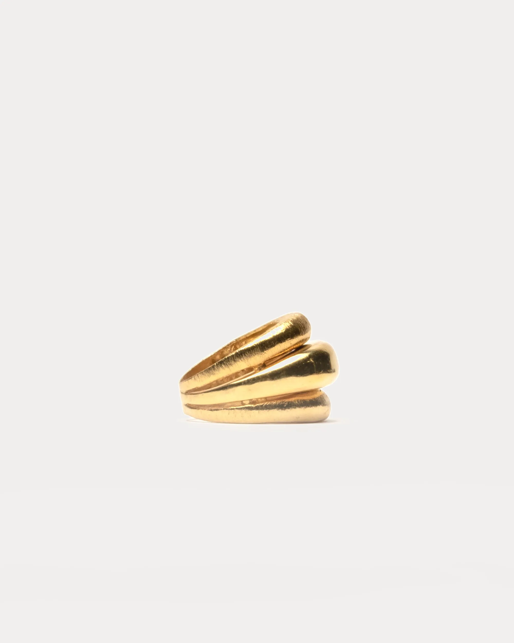 Triple Band Ring Gold