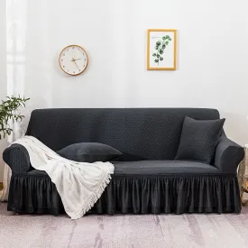 TURKISH STYLE SOFA COVER - BLACK