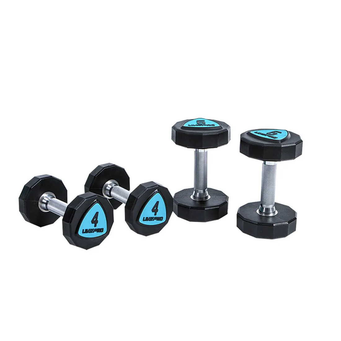 Urethane 12-Sided Dumbbells (2kg to 30kg) Set