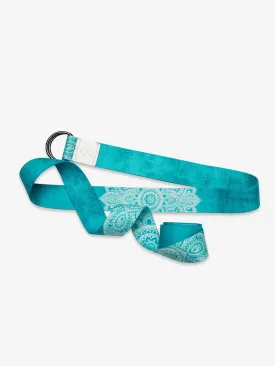 Yoga Design Lab Yoga Strap - Mandala Turquoise